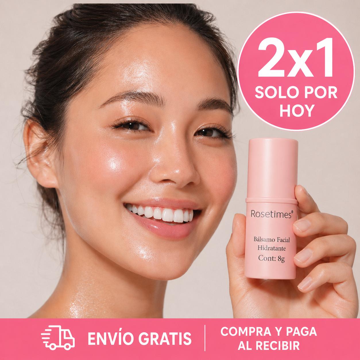 ROSETIMES® BALSAMO FACIAL HIDRATANTE - ANTIARRUGAS - EFECTO GLOW 2x1✨